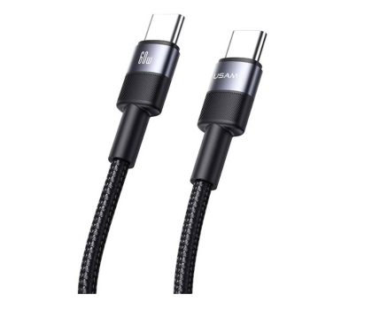 Kabel USAMS Kabel USB-C na USB-C set 30szt, 60W 1,2m pleciony
